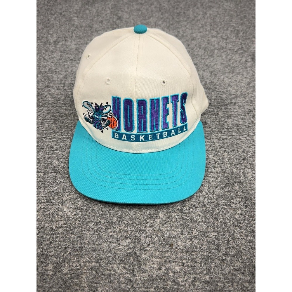 Vintage Charlotte Hornets Hat Cap Snap Back Boys One Size NBA Basketball Starter